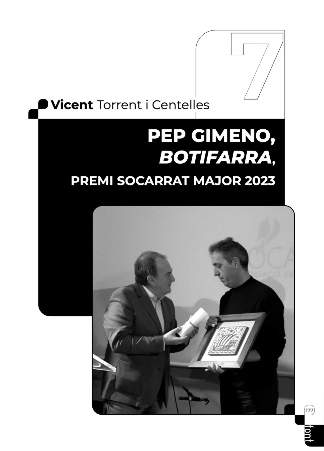 Discurs al Socarrat Major 2023, Pep Gimeno </em>Botifarra</em>