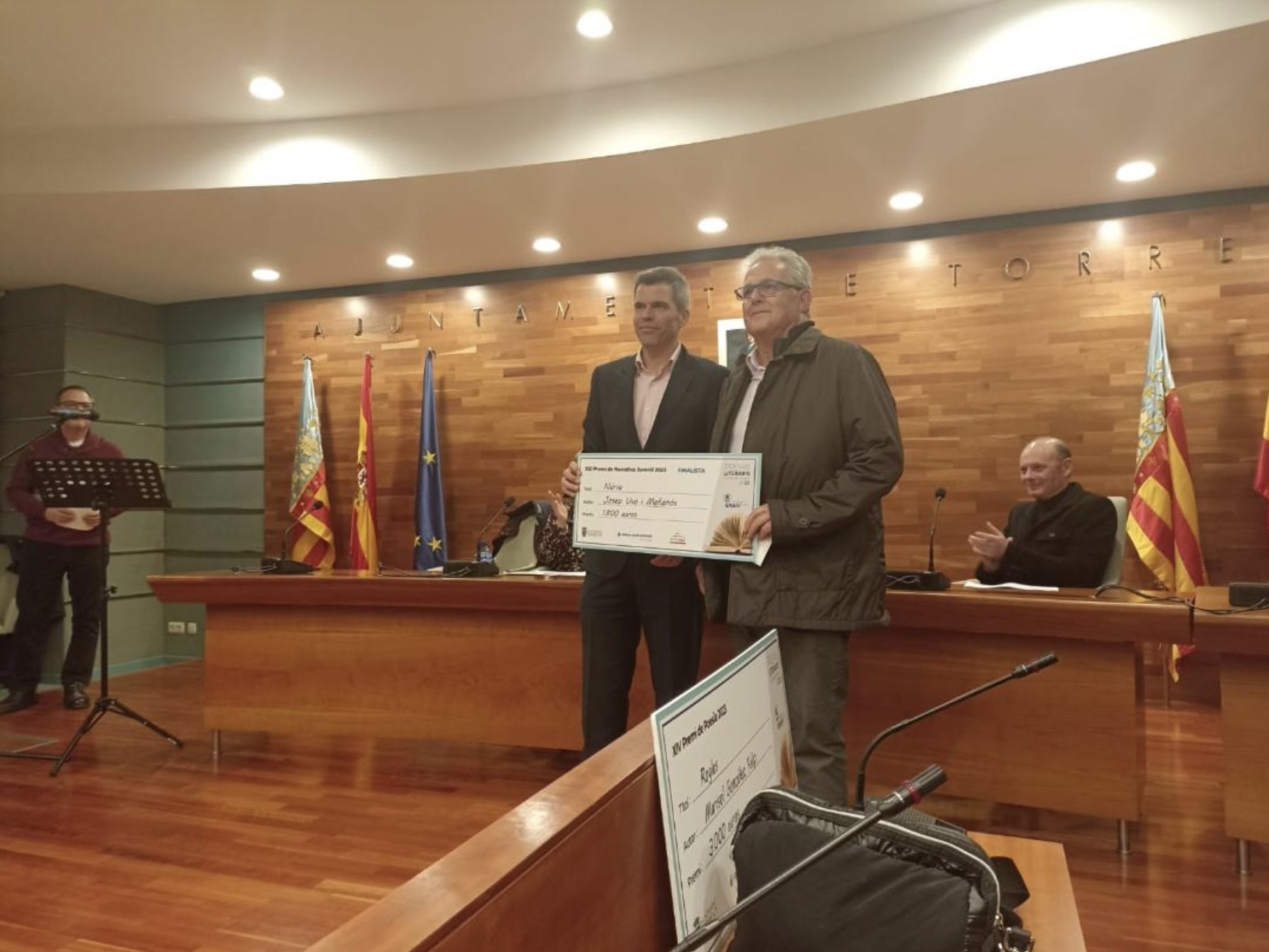 Josep Usó, finalista del XXI Premi de Narrativa Juvenil Ciutat de Torrent