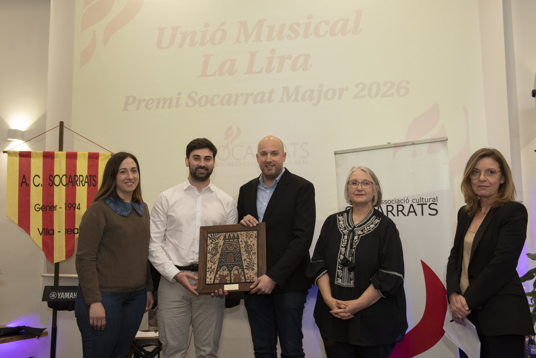 La Unió Musical La Lira rep el premi Socarrat Major 2026