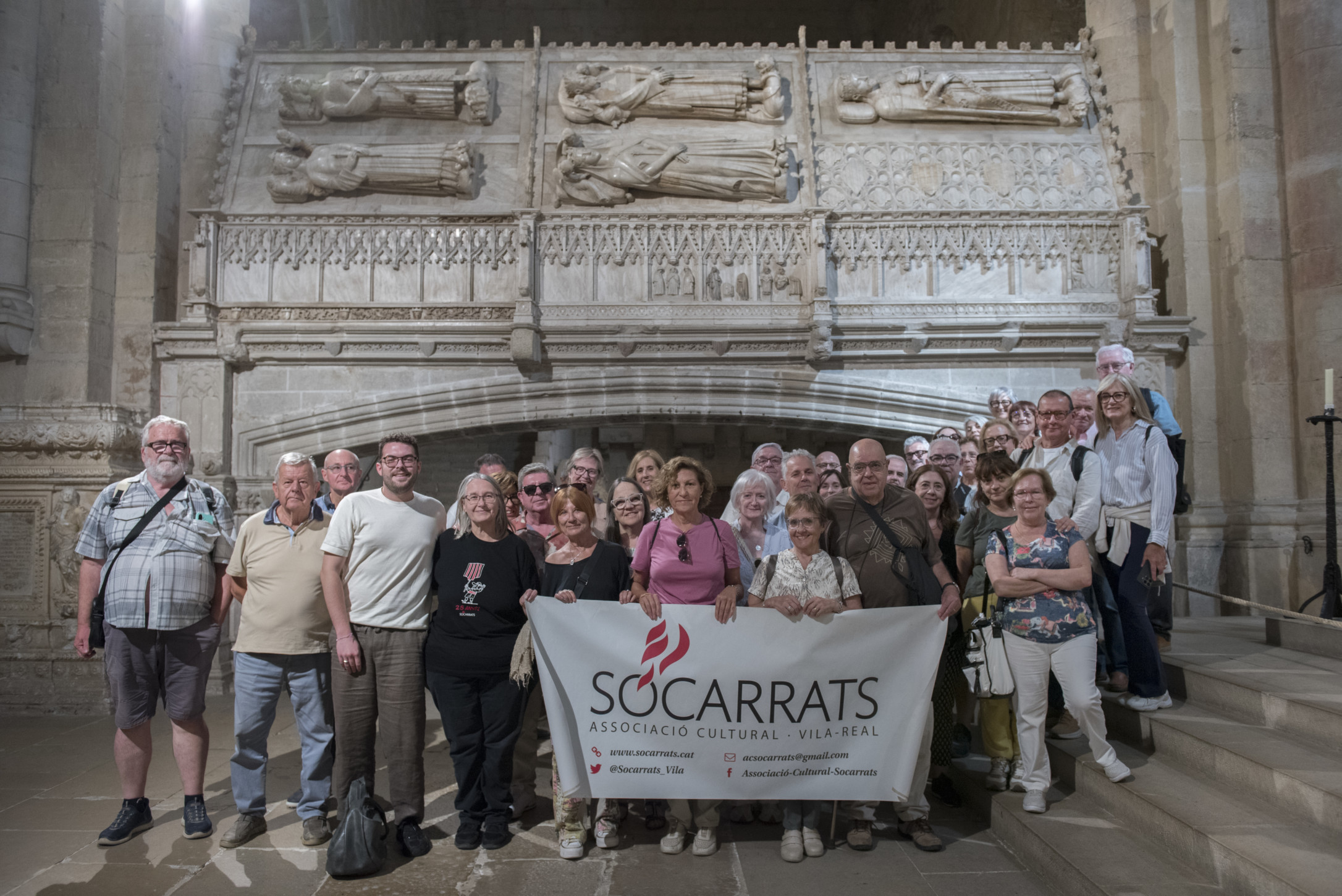 Visita a Poblet i Santes Creus